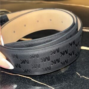 Michael Kors Black Embossed Belt Bag